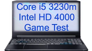 Core i5 3230m Intel HD 4000 Game Test