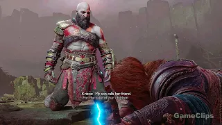 Kratos & Thor Make Peace Scene 4K - God Of War Ragnarok