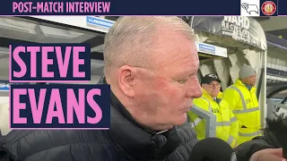 Steve Evans' reaction | Derby County 1-0 Stevenage