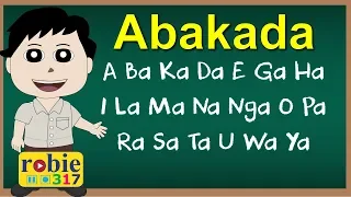 Abakada Song (Tagalog Nursery Rhymes) | Learn Old Filipino Alphabet | robie317