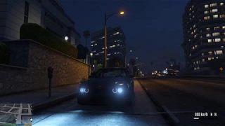 Night relaxing driving in GTA 5 [BMW M5 E39]