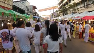 Vegetarian Food Festival. October every year. 22 Oct 2023. Old Phuket Town.  Thailand.