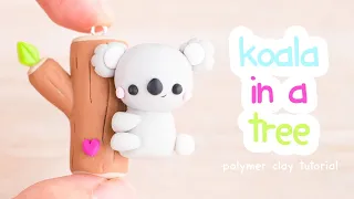 How To Make a Koala in a Tree ~ Polymer Clay Tutorial