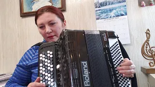 Прощание Славянки March bayan accordion