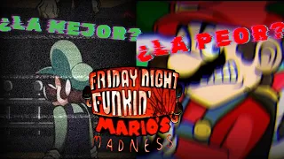 De LA PEOR a LA MEJOR CANCION DE FNF: MARIO MADNESS