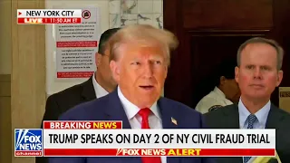 Trump ADMITS to fraud at courthouse, TOTALLY NUTS