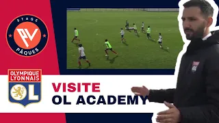 🤩 VISITE DE LA GROUPAMA #OL ACADEMY 🔵🔴 - STAGE DE PÂQUES avec Sonny Kulekci