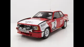 Opel Ascona 400 #2 Rallye Haspengouw Sieger 1982 G.Colsoul A.Lopes Modellauto 1:18 Sun Star