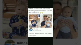 Gordon Ramsay's son is cute but...