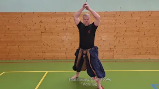 fencer's guild - how to "position" according to Joachim Meyer's book.