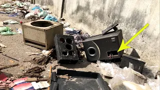 Old Speaker  in the rubbish | How To repair Old Sub woofer | Reuse Old Sub-woofer from Recycle