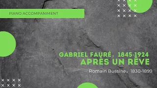 G.Fauré/Après un rêve C minor, accompaniment