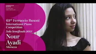 Ayadi Nour - Solo Semifinals - 2021 Ferruccio Busoni International Piano Competition