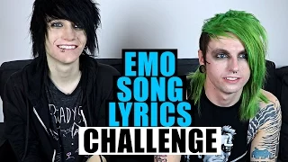 Emo Song Lyrics Challenge Feat. Johnnie Guilbert