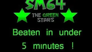 [WR TAS] SM64 The Green Stars 0 Stars in 4:41:90