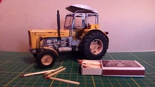 Ursus C 360 model kartonowy 1:25 agriculture model (film na 200 widzów)