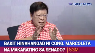 Bakit hinahangad ni Cong. Marcoleta na makarating sa Senado? | SGM