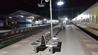 konark express clearly announcement in WADI JUNCTION