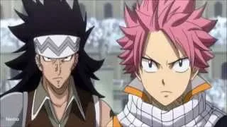 AMV Fairytail Natsu and Gajeel vs Sting and Rouge. Courtsey call
