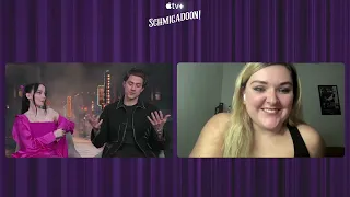 Dove Cameron and Aaron Tveit talk Schmigadoon season 2!