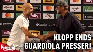 Hilarious Moment Klopp Interrupts Guardiola Press Conference!