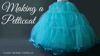How to make a giant fluffy Petticoat for a Ball Gown