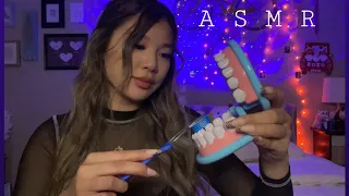 ASMR | Dental Visit Roleplay🦷🪥 (brushing, flossing, scraping)