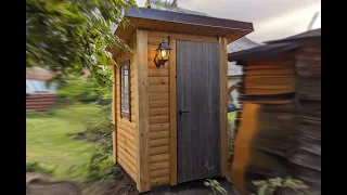 Дачный туалет "Обсерватория №1" своими руками