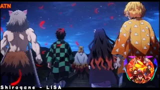 Demon Slayer S2 ED | 🎶Shirogane | LiSA | AV