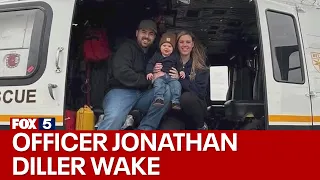 Wake for slain NYPD officer Jonathan Diller