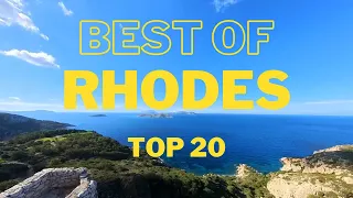Top 20 Things To Do In Rhodes | Greece 2024 | Rodos | Rhodos |