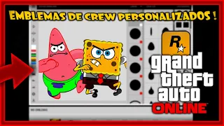 COMO PONER EMBLEMAS/LOGOS PERSONALIZADOS EN LA CREW [GTA V ONLINE] (XBOX ONE/SERIES/PS4/PS5/PC)