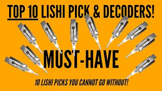 Top 10 Lishi Pick & Decoders (Best Starter Set For Auto Locksmiths)