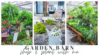 GARDEN BARN SHOPPING // SHOP AND PLANT WITH ME // CHARLOTTE GROVE FARMHOUSE