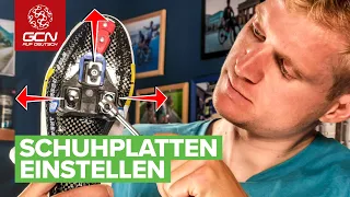 Wie man seine Schuhplatten richtig einstellt (Shimano SPD SL)