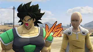 GTA V - Saitama vs Broly