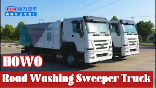 Sinotruk Howo 16Tons Road/Street Washing Sweeper Truck