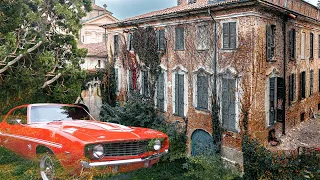 Abandoned Fairy Tale Millionaires Mansion With Camaro Left Behind | Home Of The Alchemist