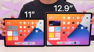 11-inch vs 12.9-inch M1 iPad Pro (2021) - Unboxing & Comparison!