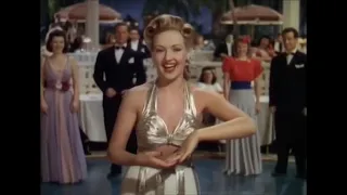 Betty Grable, Hermes Pan and chorus - The Kindergarten Conga