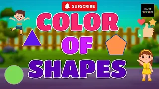 NEW! The colors of the rainbow! | Learn the Colors and Shapes Video for Babies, Toddlers, Preschool