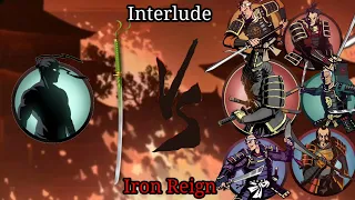 || Interlude:Iron Reign | Shadow vs Shogun & All Bodyguards | Shadow fight 2 || Gameplay #19