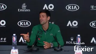 Djokovic Not too bad - AO final 2020