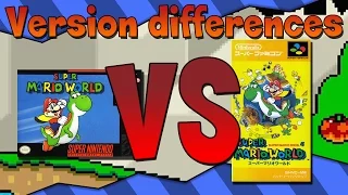 Version Differences - Super Mario World