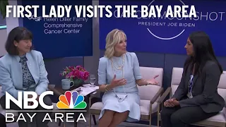 First Lady Jill Biden Tours UCSF During Bay Area Visit