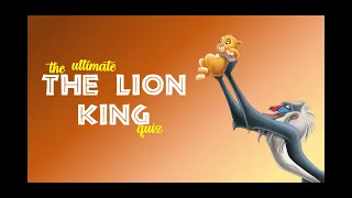 The Ultimate "The Lion King" Quiz