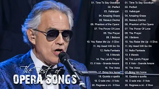 Andrea Bocelli, Céline Dion, Sarah Brightman, Luciano Pavarotti, IL Divo,...Opera Songs 2024