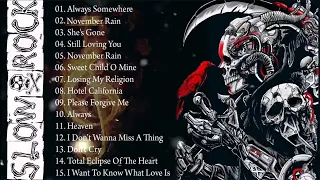 Scorpions, U2, Led Zeppelin, Bon Jovi, Aerosmith, Eagles - Greatest Slow Rock Ballads 80s, 90s