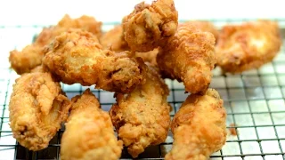 Double Fried Crispy Chicken Wings Recipe  / English Subtitles