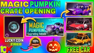 Magic Pumpkin Uaz Crate Opening | Pubg magic pumpkin | Lucky coin Pubg | Magic Pumpkin Uaz Skin